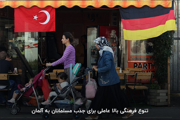تنوع فرهنگی آلمان از دلایل مهم مهاجرت مسلمانان به اروپا